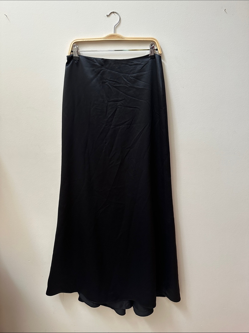 David's Bridal Black Maxi Skirt